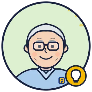Cartoon of Alan, FJ Electrical