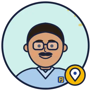 Cartoon of Jona, FJ Electrical